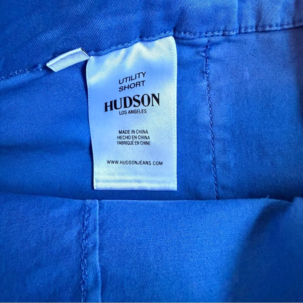Hudson Jeans Women's Tazman Blue Cargo Shorts - Picture 7 of 9